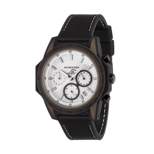 Montre THE SWIMMER silicone blanche