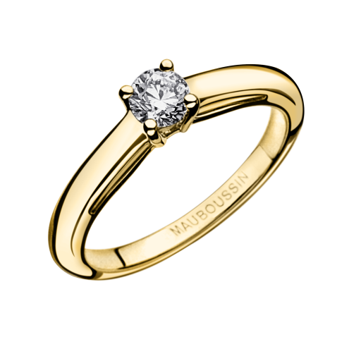 La Bague N°2 solitaire ring