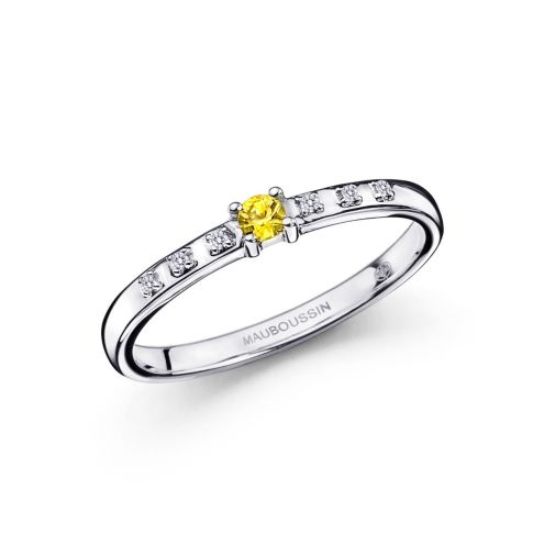 Bague Émotion Platine