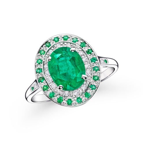 Saint Hilaire de la Mer emerald ring 