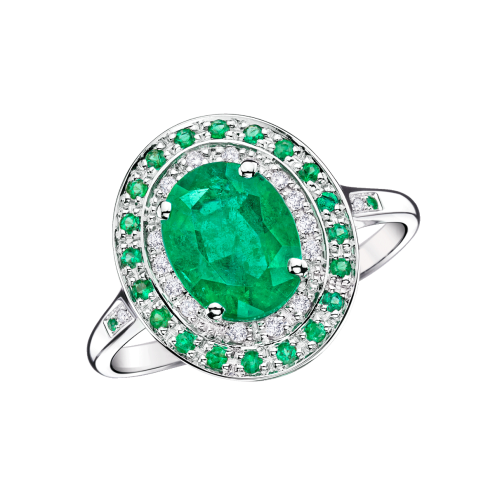 Bague Saint Hilaire de la Mer émeraude 
