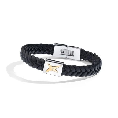 Bracelet Mec j'te Kiff, noir - Taille 15
