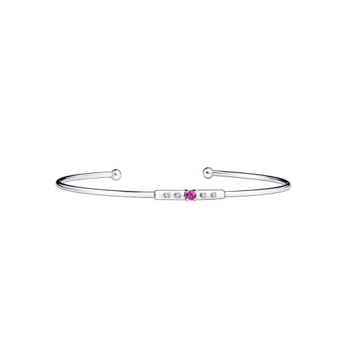 Capsule d'émotions pink sapphire bracelet 