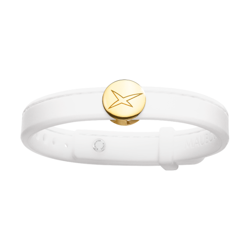 Bracelet Leonard and Suzan of the Valley blanc, or jaune, homme