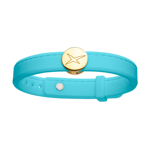 Bracelet Leonard and Suzan of the Valley turquoise, or jaune, homme