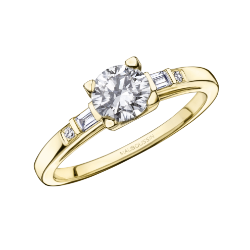 Courtisane N°10 solitaire ring