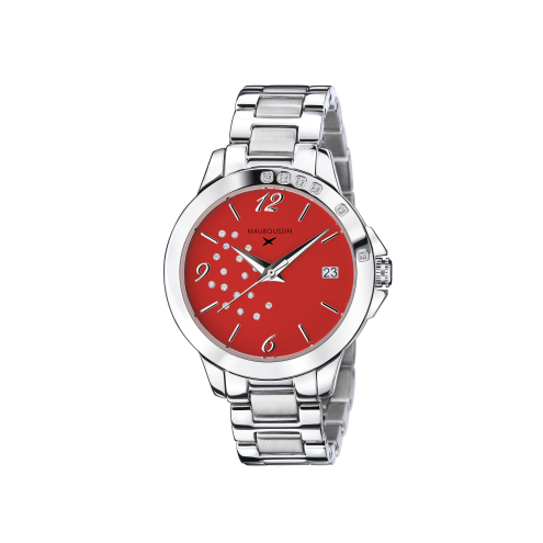 So Urgent watch, red dial