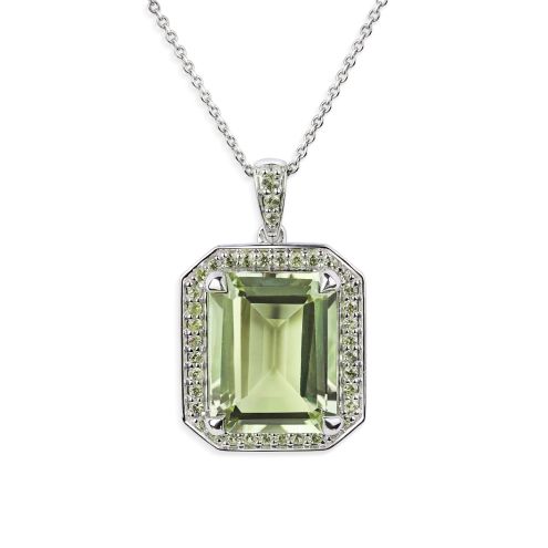 Pendentif Como 1953 améthyste verte