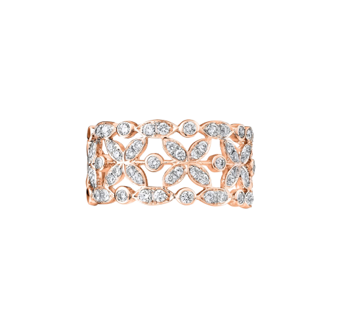 Bague bandeau Rosée d'Amour