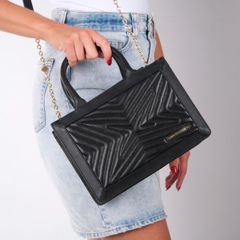 Sac cabas Une Princesse dans la Ville noir, PM