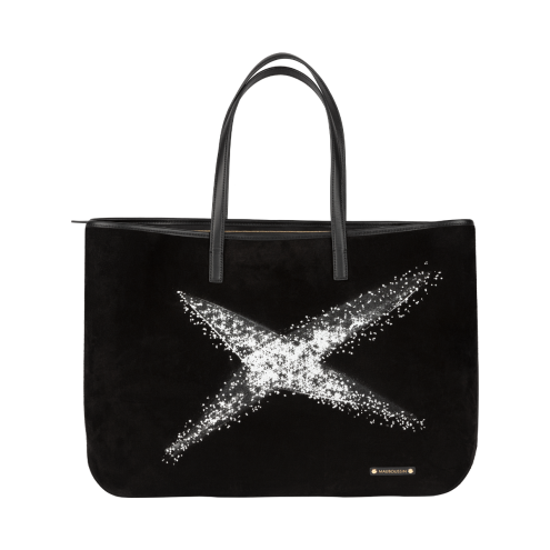  Métro Pigalle GM star bag, black sparkles 
