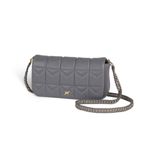 Sac bandoulière Une Princesse dans la Ville, gris