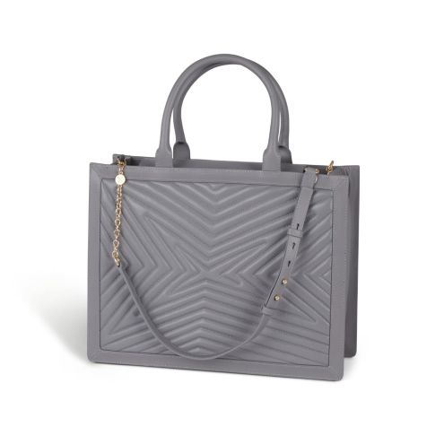Sac cabas GM Une Princesse dans la Ville, gris