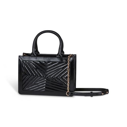 Sac cabas PM Une Princesse dans la Ville, noir vernis