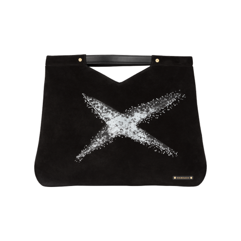 Métro Vavin GM star bag, black sparkles 