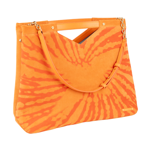 Sac Métro Vavin GM Étoile, tie & dye orange
