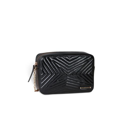 Sac camera Une Princesse dans la Ville, noir vernis