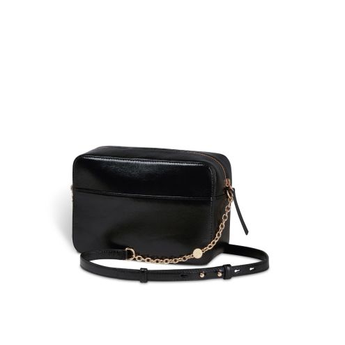 Sac camera Une Princesse dans la Ville, noir vernis