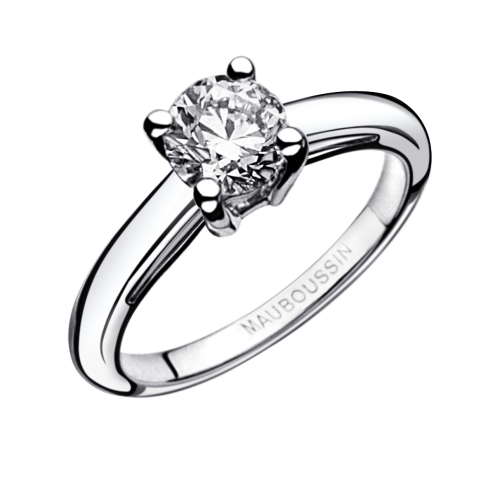 Solitaire La Bague N°5 or rose