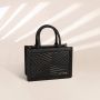 Sac cabas Une Princesse dans la Ville noir, PM