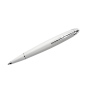 Stylo bille Je rêve donc j'écris blanc, diamants, petit modèle