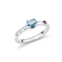 Bague Trop Smart topaze bleue