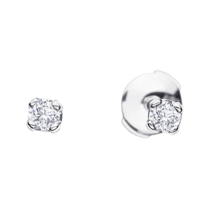 Monture boucles d'oreilles à 350€ avec vos 2 diamants HSI 0,05 ct offerts