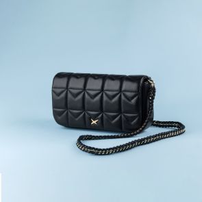 Sac bandoulière L'affranchie, noir