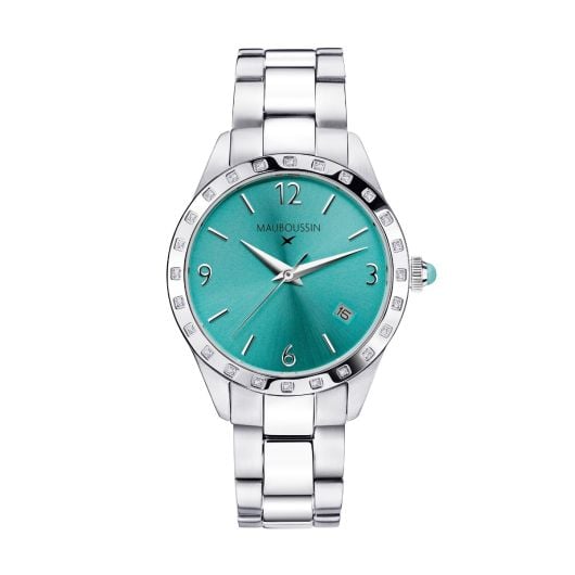 Montre Il est Grand Temps, turquoise 