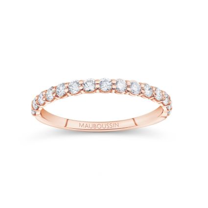 Évidence-Paradis Half Eternity Wedding Band 