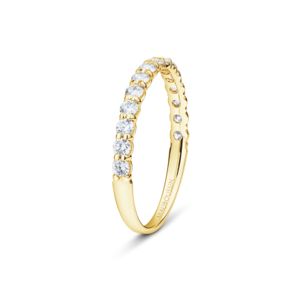 Évidence-Paradis Half Eternity Wedding Band 