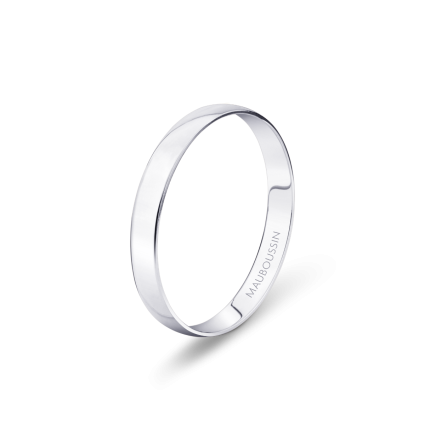 Évidence-Paradis all-gold wedding band 2,5 mm