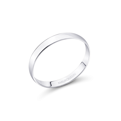 Évidence-Paradis all-gold wedding band 2,5 mm