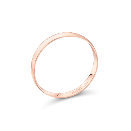 Évidence-Paradis all-gold wedding band 2,5 mm