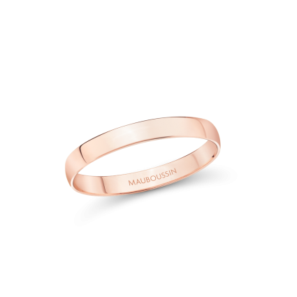 Évidence-Paradis all-gold wedding band 2,5 mm
