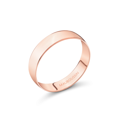 Evidence Paradis All-Gold Wedding Band  4mm