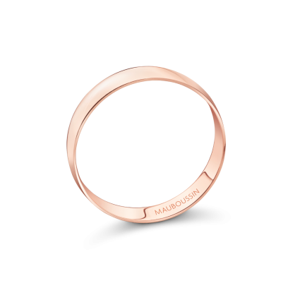 Evidence Paradis All-Gold Wedding Band  4mm