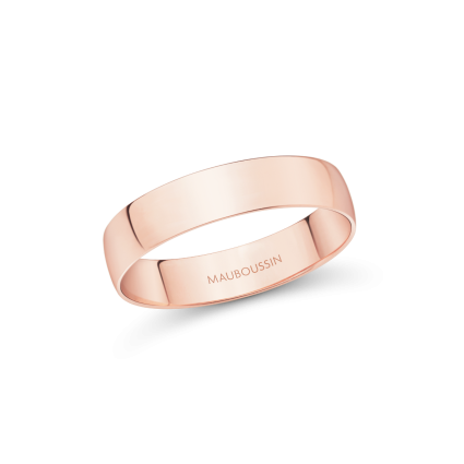 Evidence Paradis All-Gold Wedding Band  4mm
