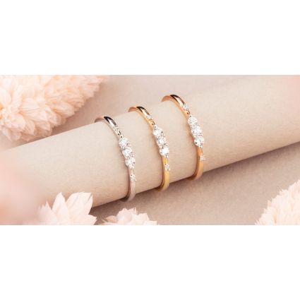 BAGUES TROIS GRAINS D'AMOUR