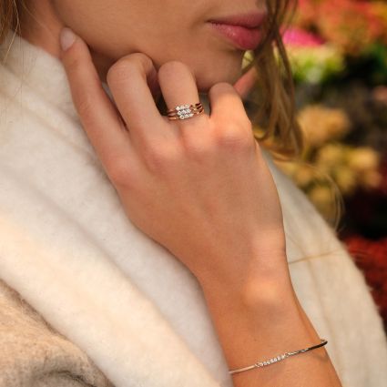 Trois Grains d'Amour ring