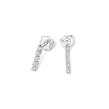 Boucles d'oreilles Trois grains d'amour 