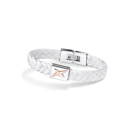 Bracelet Mec j'te Kiff, blanc