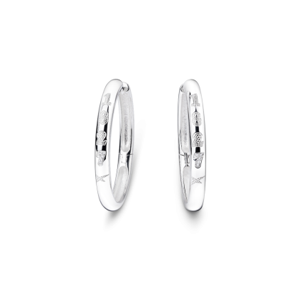 Créoles 1827 argent fermées