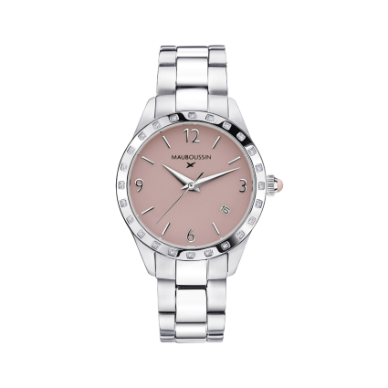 Montre Il est grand Temps rose
