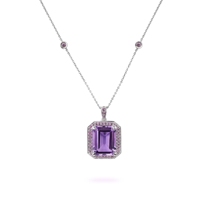 Como 1953 améthyste necklace