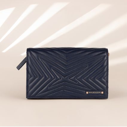 Belle, Libre et Vraie Navy Mirror Pouch