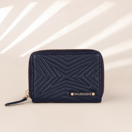 Coin Purse “Une Princesse dans la Ville”, Navy Blue
