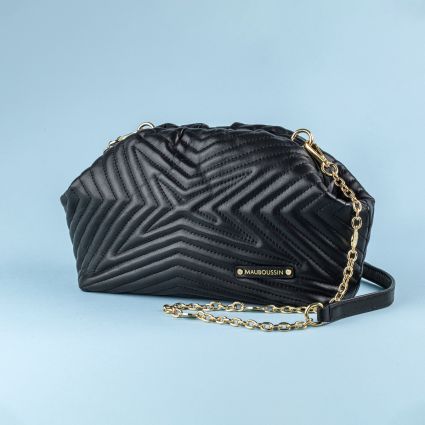 L'Affranchie Black Frame Clutch