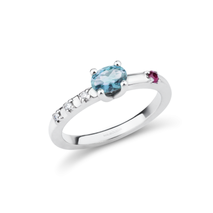 Bague Trop Smart topaze bleue