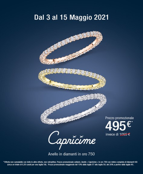 Fedi nuziali Capricime